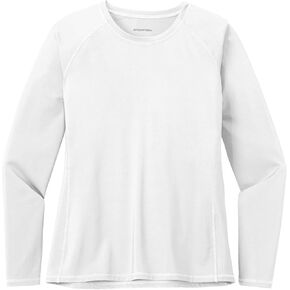SPORT-TEK Women's Long Sleeve Rashguard Tee | Athletic Fit Summer Workout T-Shirt, UPF 50 Sun Protection Clothing in Kuwait