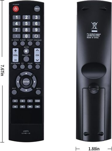 LC-RC1-14 Replace Remote Control fit for Sharp TV LC-32LB150U LC-42LB261U LC-50LB261U LC-32LB261U LC-42LB150U LC-50LB150U LC32LB150U LC42LB261U LC50LB261U LC32LB261U LC42LB150U LC50LB150U in Saudi Arabia