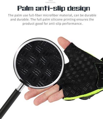 Motorcycle Gloves for Men and Women, Half Finger Touchscreen Motorbike Gloves for BMX ATV MTB Riding, Road Racing, Cycling, Climbing, Motocross in Saudi Arabia
