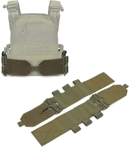 Pair of Elastic Tactical Vest Cummerbund Quick Release Mounting Strap with Magazine Pouches in Saudi Arabia