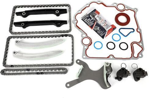 Engine Timing Chain Parts Kit W/Tensioner Guide Rails Gasket Fits for Jeep Grand Cherokee 4.7L 1999-2001 for Dodge Ram 1500 4.7L 2002-2004 for Dodge Durango 4.7L 2000-2001 Replace 9-0393SX in Saudi Arabia
