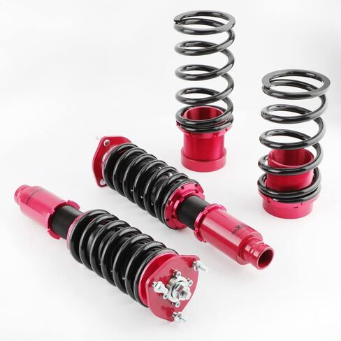 maXpeedingrods Coilovers for Mazda 6 2003-2006 GG, for Mazda 6 MPS 2005-2007, Height Adjustable Coilovers Suspension Kit Struts, Preset Damping Lowering Kit, Red in Saudi Arabia