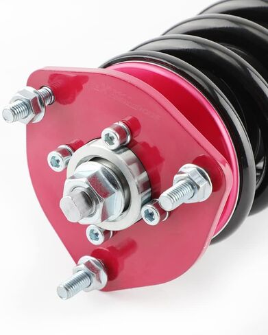 maXpeedingrods Coilovers for Mazda 6 2003-2006 GG, for Mazda 6 MPS 2005-2007, Height Adjustable Coilovers Suspension Kit Struts, Preset Damping Lowering Kit, Red in Saudi Arabia