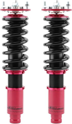 maXpeedingrods Coilovers for Mazda 6 2003-2006 GG, for Mazda 6 MPS 2005-2007, Height Adjustable Coilovers Suspension Kit Struts, Preset Damping Lowering Kit, Red in Saudi Arabia
