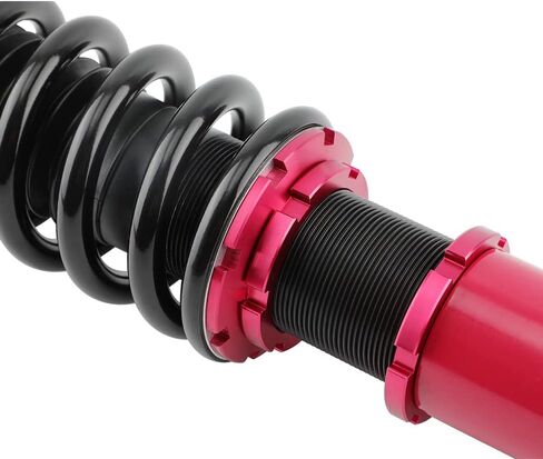 maXpeedingrods Coilovers for Mazda 6 2003-2006 GG, for Mazda 6 MPS 2005-2007, Height Adjustable Coilovers Suspension Kit Struts, Preset Damping Lowering Kit, Red in Saudi Arabia