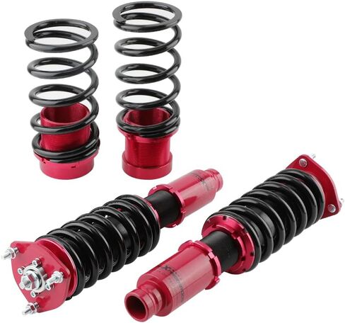 maXpeedingrods Coilovers for Mazda 6 2003-2006 GG, for Mazda 6 MPS 2005-2007, Height Adjustable Coilovers Suspension Kit Struts, Preset Damping Lowering Kit, Red in Saudi Arabia