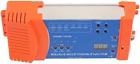 Home Modulator,Adapts to Local CATV System Multi Channels Support PAL NTSC Optional Plug and Play Multiple Modulator System for TV Box AV Source (US Plug) in Saudi Arabia