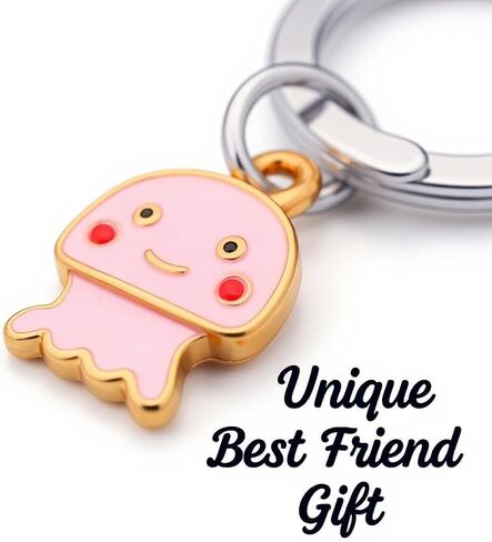 OXIHOUSE&CO- Funny Friend Gift Keychain – Engraved Stainless Steel Quote Charm in Kuwait