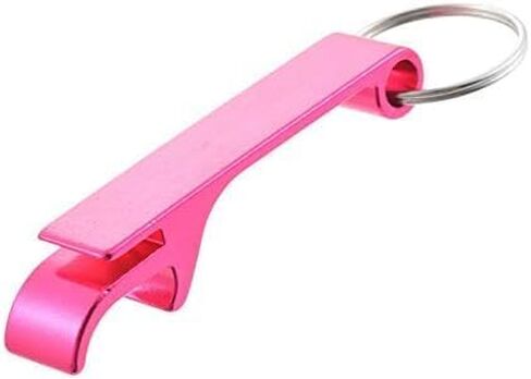 Pink Portable 4 Close 1 Bottle Opener Key Chain Key Chain Metal Key Chain Bottle Openers Automobile Keychains in Saudi Arabia