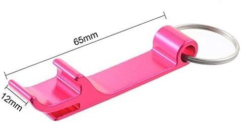 Pink Portable 4 Close 1 Bottle Opener Key Chain Key Chain Metal Key Chain Bottle Openers Automobile Keychains in Saudi Arabia
