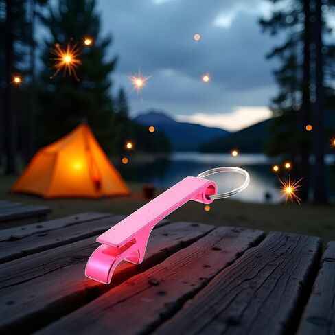 Pink Portable 4 Close 1 Bottle Opener Key Chain Key Chain Metal Key Chain Bottle Openers Automobile Keychains in Saudi Arabia
