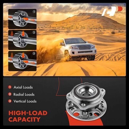 A-Premium Front Wheel Bearing وتجميع المحور متوافقًا مع Mercedes-Benz S550 2014-2017 ، S560 2018 ، Maybach S550 2017 in Saudi Arabia