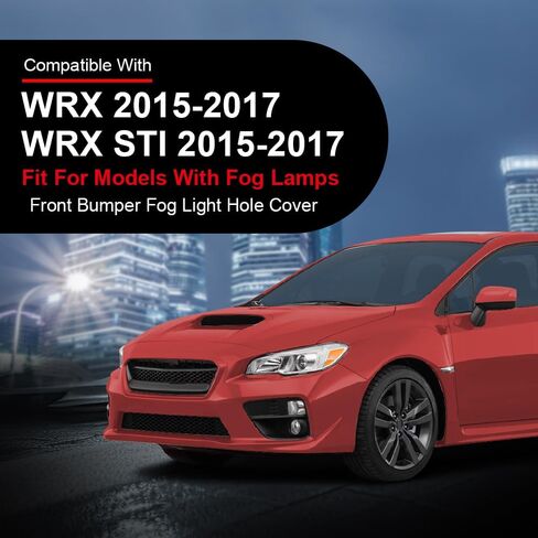 Fog Light Hole Cover, Fit Subaru WRX 2015 2016 2017, Fit For Models With Fog Lamps, Left Driver & Right Passenger Side, 57731VA010, 57731VA000 in Saudi Arabia