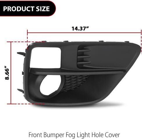 Fog Light Hole Cover, Fit Subaru WRX 2015 2016 2017, Fit For Models With Fog Lamps, Left Driver & Right Passenger Side, 57731VA010, 57731VA000 in Saudi Arabia