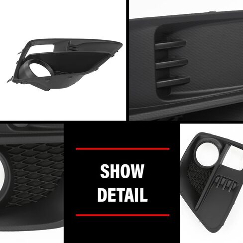 Fog Light Hole Cover, Fit Subaru WRX 2015 2016 2017, Fit For Models With Fog Lamps, Left Driver & Right Passenger Side, 57731VA010, 57731VA000 in Saudi Arabia