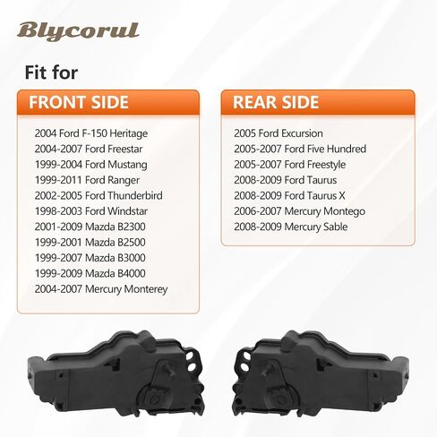 مشغل قفل الباب جانب الركاب متوافق مع Mazda B2300 Ford F150 F250 F350 رحلة Mustang Mercury Montego Lincoln Navigator وأكثر من ذلك ، يحل محل 6L3Z25218A42AA in Kuwait