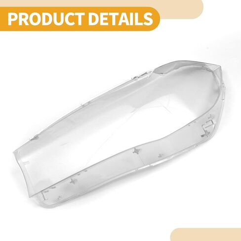 1PAIR LESSALS LENS COVER NO.63117442647/63117442648 CAR RIDE LESE MELITER LENSE LENSE CLEAR CLOVE LENS FOR BMW X5 X6 2014-2018 PC CLEAR in Saudi Arabia