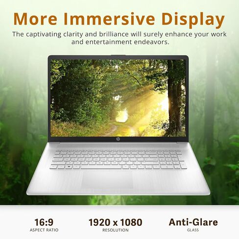 HP Envy 17.3" FHD Touchscreen Laptop, Intel i7-1260P, 32GB RAM, 1TB PCIe SSD, Band & Olufsen Audio, HD Webcam, Wi-Fi 6E, Bluetooth, Silver, Windows 11 Pro, 32GB USB Card (Renewed) in Saudi Arabia