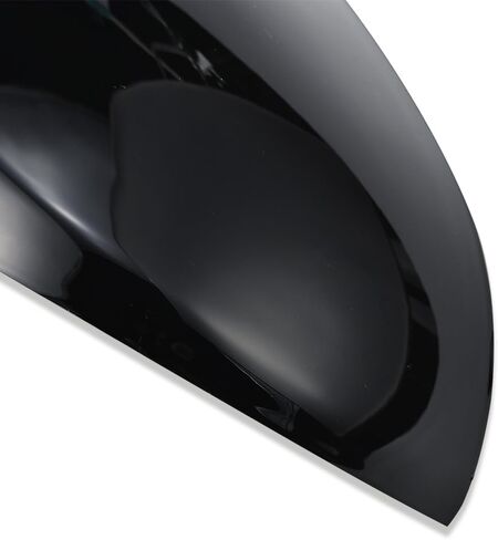 JSCARLIFE 2012-2020 T-oyota Yaris ABS Mirror Covers | Direct - Fit Side Mirror Caps, Effortless Clip - On Install (Black) in Saudi Arabia