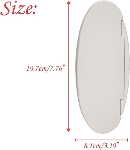 RLB-Hilon Sun Visor Mirror/Makeup Mirror متوافقة مع Mini Cooper/Cooper S R56 R60 2007-2013 لون البيج لون in Saudi Arabia