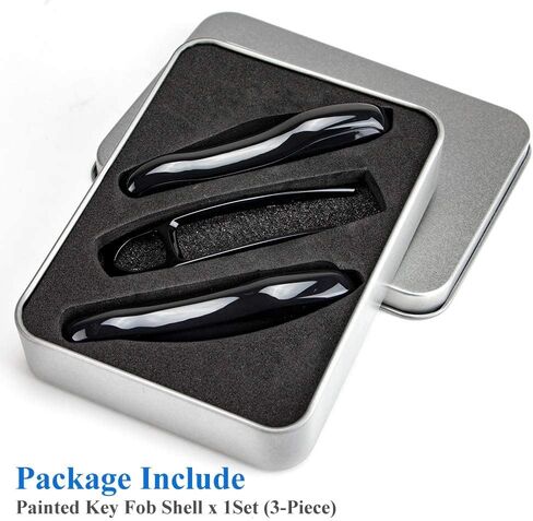 AeroBon 3-Piece Painted Key Fob Cover Compatible with Porsche Key Shell, Key Fob Shell Replacement (MK2, Gentian Blue) in Saudi Arabia