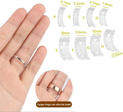 ring size adjuster for loose rings - invisible ring spacers for women and men, ring guards and sizers for loose rings in Saudi Arabia