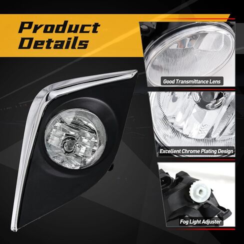 LED Fog Light For Toyota Corolla L/LE/LE ECO 2014-2016 Replacement Fog Lamp Assembly with Bezels + Wire Harness + Switch in Saudi Arabia