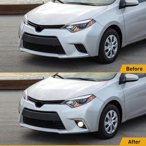 LED Fog Light For Toyota Corolla L/LE/LE ECO 2014-2016 Replacement Fog Lamp Assembly with Bezels + Wire Harness + Switch in Saudi Arabia