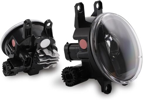 Upgraded LED Fog Light Assembly Compatible with 2006-2013 Toyota Camry RAV4 Highlander Corolla Avalon 4Runner Tacoma Tundra, Lexus GS350 HS250h LX570 RX350 RX450h, Left&Right fog lights, Black in Saudi Arabia