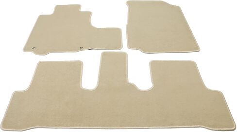 IKON MOTORSPORTS, Floor Mats Compatible with 2007-2011 Honda CR-V, Factory Fitment Gray/Grey Nylon Front Rear Car Floor Mats Liner Carpets Replacement 3PCS, 2008 2009 2010 in Saudi Arabia