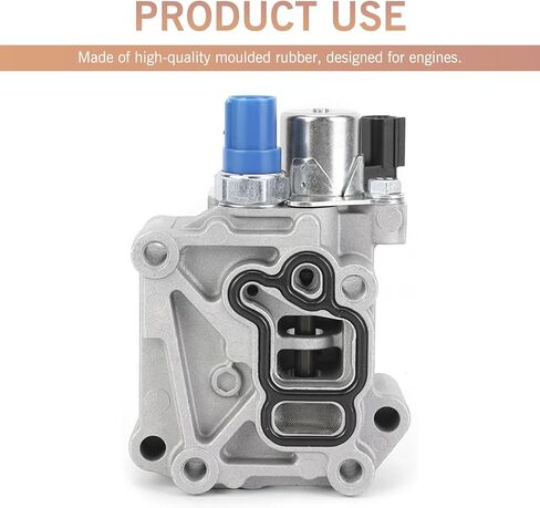 لحشية الملف اللولبي ، مصفاة الصمام ، تحويل إصلاح الإصلاح OEM #15815-R40-A01 91319-PAA-A01 01239500 VVS907 VTEC ، متوافق مع ILX TSX Honda Civic CR-V CROSSTOUR (Black) in Kuwait