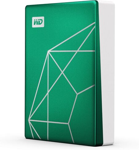 WD 2TB My Passport Ultra المحمول HDD ، الذكرى العشرين محرك الزمرد ، USB-C ، مع حماية النسخ الاحتياطي والكلمة المرور-WDBJXT0020BGN-WESN in Saudi Arabia