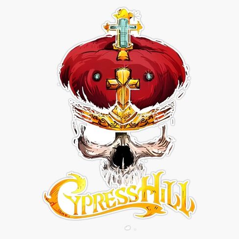 Cypress Hill Crown Window Bottle Bottle Sticker Decal 5 " in Saudi Arabia