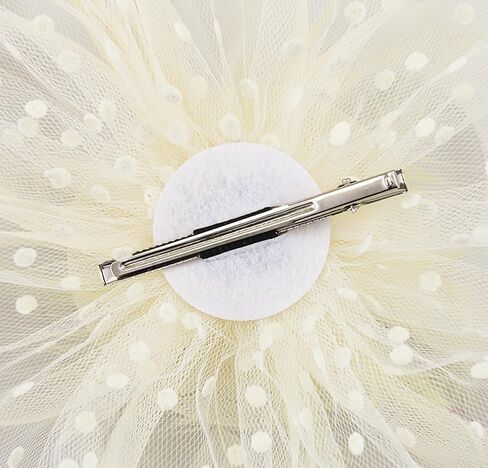 سحرت نساء شاي حفل زفاف شبكة زفاف زهرة لؤلؤة ريشة قبعة ريشة مع عقال ومقطع in Kuwait