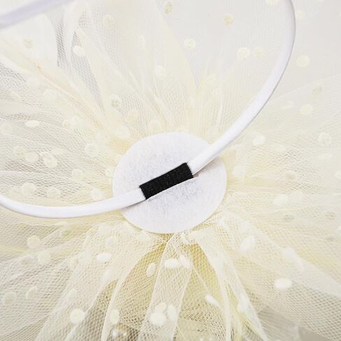 سحرت نساء شاي حفل زفاف شبكة زفاف زهرة لؤلؤة ريشة قبعة ريشة مع عقال ومقطع in Kuwait