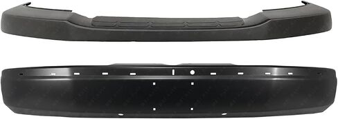 مصدات التي تقدم-شريط الوجه الأمامي الصلب الصلب/الغلاف العلوي 2-PC متوافق مع 2003-2025 Chevy Express GMC Savana Van 03-25 ، GM1002425 GM1000693 in Saudi Arabia