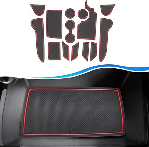 SXCY لعام 2022-2024 2025 ملحقات KIA NIRO EV كأس كأس الملحقات 2024 2025 NIRO EV SLOT SLOT SLOT NIRO EV 2023 2024 2025 NIRO EV CENTOR CENTOLE LINERS ANTI-DUST MAT (NIRO EV Black) in Kuwait