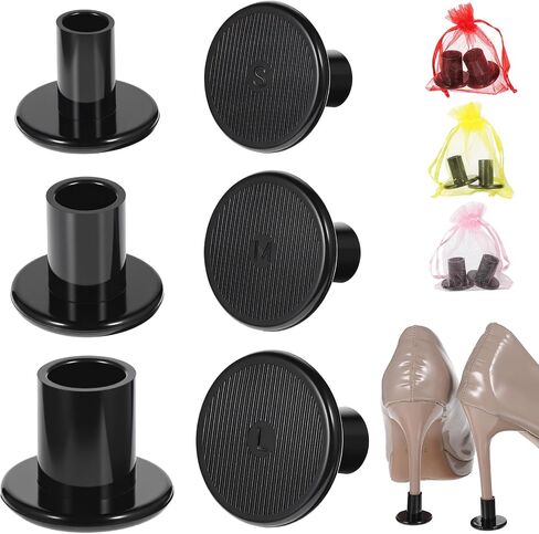 6 Pairs Clear High Heel Protectors, 3 Size Heel Protectors for Grass, High Heel Stoppers for Grass, Soft Heel Covers for Walking on Grass and Uneven Floor (S/M/L) in Kuwait