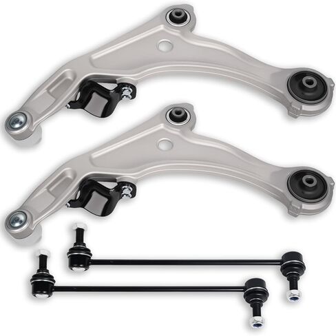 4Pc Front Lower Control Arm Sway Stabilizer Bar End Link Fit for Nissan 2009 2010 2011 2012 2013 2014 Maxima, K622059 K622054 K750282 K750283 in Saudi Arabia