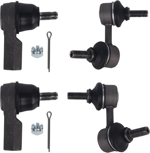 Autoround Front Suspension Kit Lower Control Arm w/Ball Joint Compatible with Honda CR-V 2002-2006, 10pcs - Sway Bar End Link Inner Outer Tie Rod Ends, K640399 K640400 in Saudi Arabia