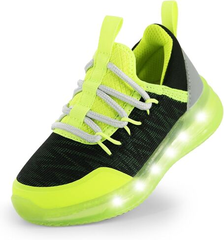 amzzpik lumikick Kids تضيء الأحذية للأولاد Girls Tennis المشي أحذية رياضية مضيئة للطفل الصغير in Kuwait