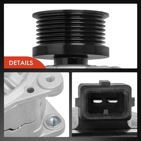 A-Premium Alternator Compatible with Volkswagen EuroVan 1999 2000 2001 2002 2003 2.8L, 12V 150A 7-Groove Pulley Clockwise, Replace# 0123520002, 028903025C in Saudi Arabia