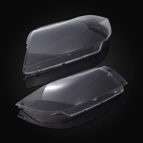 2PCS المصباح الأمامي يتوافق مع 2005-2011 BMW E90 E91 323i 325i 328i 328xi 335xi 335d 335i Xdrive Xenon Headlamp Shell عدسة شفافة ، واضحة ، واضحة in Saudi Arabia