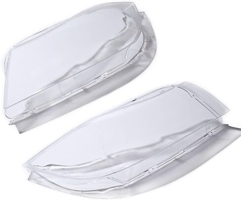 2PCS المصباح الأمامي يتوافق مع 2005-2011 BMW E90 E91 323i 325i 328i 328xi 335xi 335d 335i Xdrive Xenon Headlamp Shell عدسة شفافة ، واضحة ، واضحة in Saudi Arabia