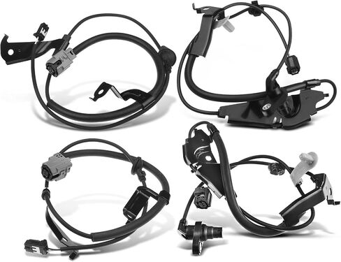 A-Premium Front & Rear ABS Wheel Speed Sensors Compatible with Toyota, Lexus Models - Camry 2012-2017, Avalon 2013-2015, ES350 2017, Sedan - 4-PC Set, Replace# 89543-06040, 89542-06040 in Saudi Arabia