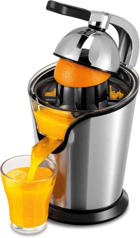 Courant Premium Citrus Juicer Electric | Powerful 160W Motor, Square Design, Soft-Grip Handle, Anti-Drip Spout, Auto Juicing,Stainless Steel Dishwasher-Safe Parts, Cord Storage for Easy Cleanup in Saudi Arabia