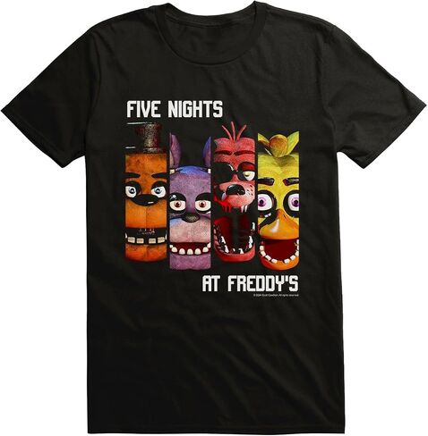 خمس ليال في Freddy's T-Shirt Men Forme Columns Game Game Game Tee tee in Saudi Arabia