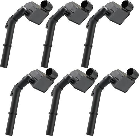 JDMON Set of 6 Ignition Coils Pack Compatible with Mercedes-Benz C300 C350 E300 E350 E400 GLK350 R350 SLK350 CL63 AMG S600 2011-2016 Replacement for UF-741 2769060501 2769063700 in Saudi Arabia