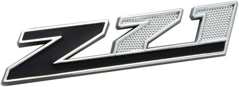 Aimoll 2PCS (الحجم الصغير) Z71 شعارات ، استبدال شعارات شارات 3D Aolly لـ GMC Chevy Silverado Sierra Suburban Colorado (Chrome Red) in Saudi Arabia