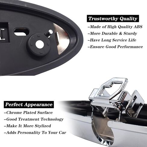 Rldym Tailgate Back Up Camera Housing Bezel AL3Z-19H511-A for Ford F150 F250 F350 2009-2014 with Chrome Color in Saudi Arabia